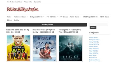 HDMoviesHub is the bold hub provides you HD Hollywood Movies, Action Movies, Strategies Movies, Traditional Movies, Motivational Movies and Web series Like Netflix Also Available In Dual Audio (English-Hindi). . 300mb movies 4u online